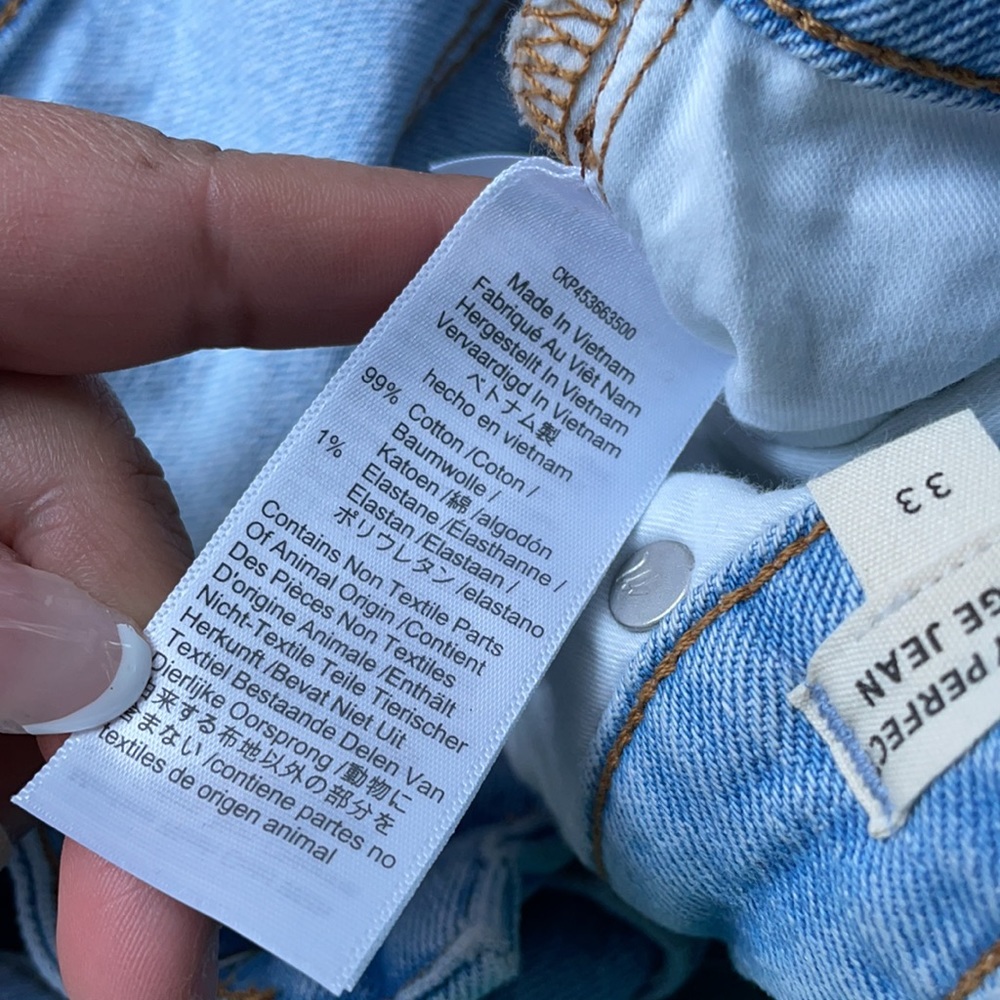 NWT Madewell The Curvy Perfect Vintage Jean in Fiore Wash - Picture 10 of 15